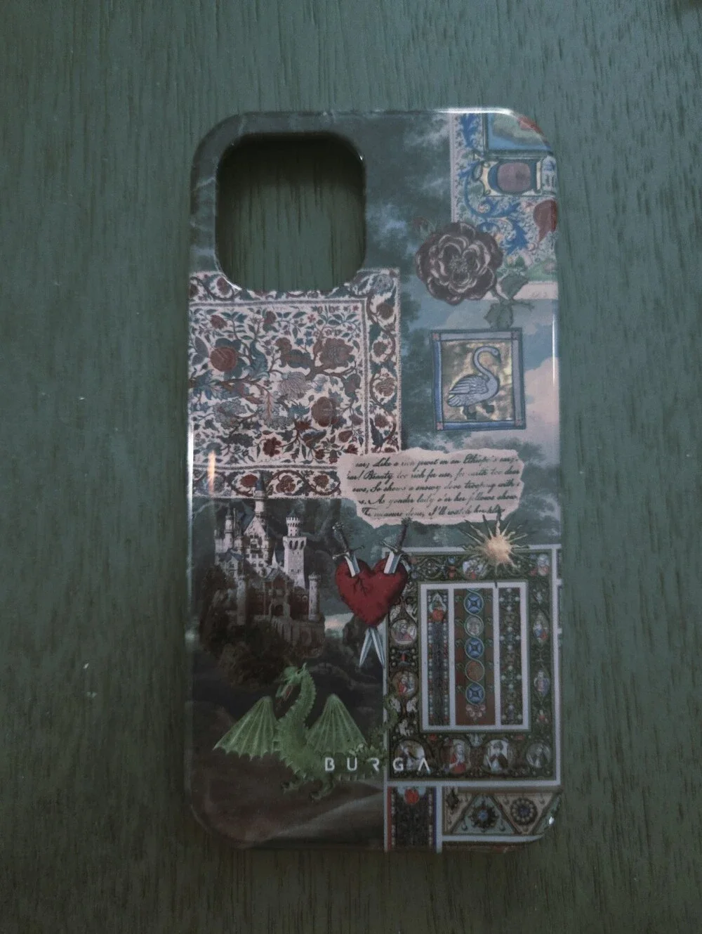 Burga Oathkeeper NEW iPhone 12 Case Gothic Collage Dust Bag